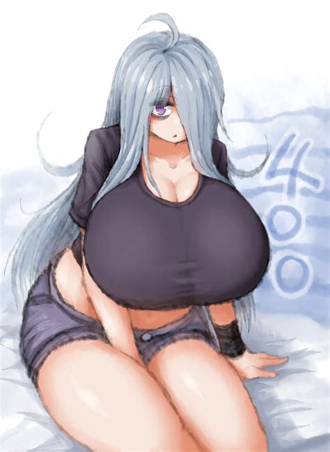 Rule 34 2b213 Bare Thighs Big Breasts Cleavage Colored Hair Over One Eye Huge Breasts Massive