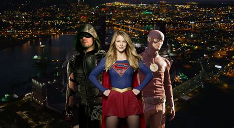 Cw Trinity Arrow Flash And Supergirl By Savagecomics On Deviantart