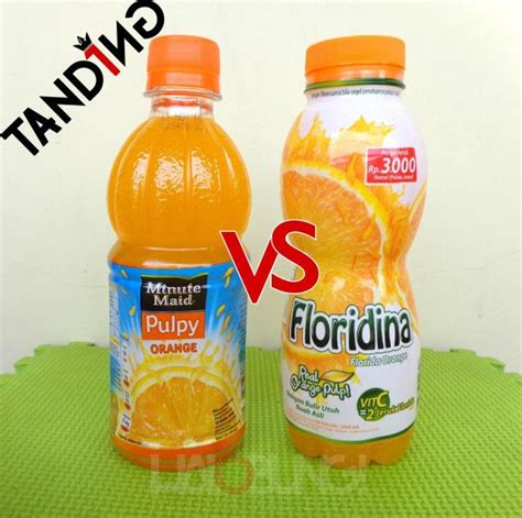 Aisyah Perbedaan Antara Minuman Minute Maid Pulpy Orange Dengan Floridina