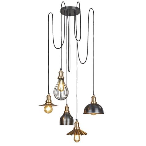 Industville Cluster Pendelleuchte 5 Flammig Brooklyn Wayfair De Cluster Pendant Lighting