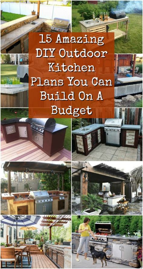 15 Amazing Diy Outdoor Kitchen Plans You Can Build On A Budget 2022