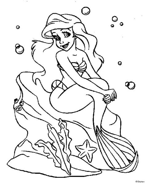 Allow the image to finish loading. The Little Mermaid Coloring Pages - AllKidsNetwork.com