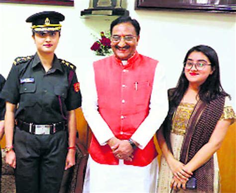 Union cabinet minister for education. Former CM Pokhriyal's daughter joins Army : The Tribune India