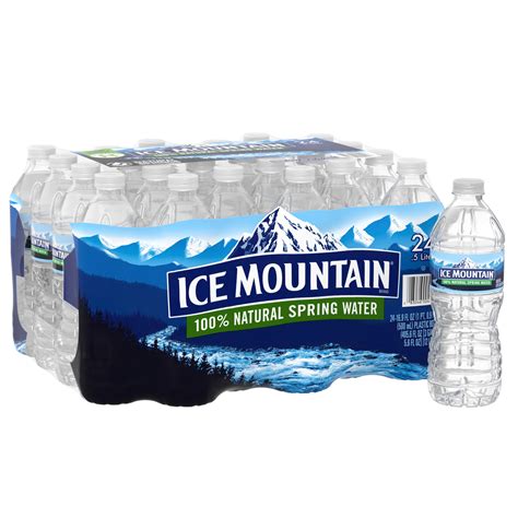 Ice Mountain Brand 100 Natural Spring Water 169 Ounce Bottles Pack