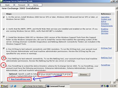 Step By Step Installasi Microsoft Exchange Server 2003 Coretan Hidupku