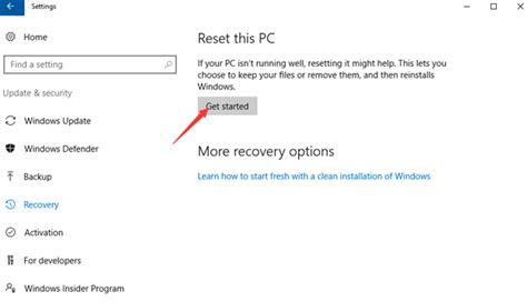 The Windows Recovery Program