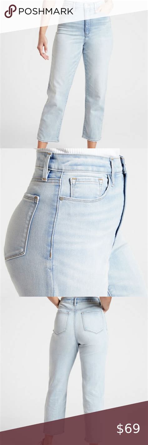 Athleta Sculptek Slim Straight Jean In Agate Wash Slim Straight Jeans