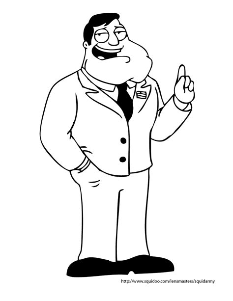 Coloring pages, lessons, and more! American dad coloring pages - Squid Army