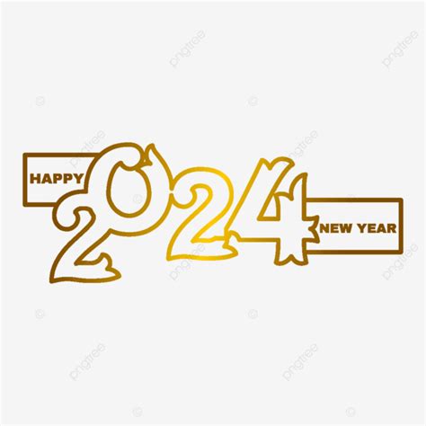 Gradient 3d Happy New Year 2024 Vector Happy New Year 2024 3d 2024