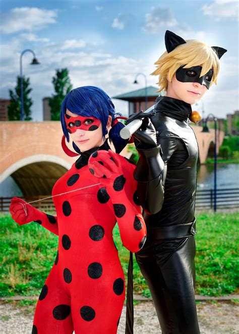 Chat Noir And Ladybug By Shuzacosplay On Deviantart