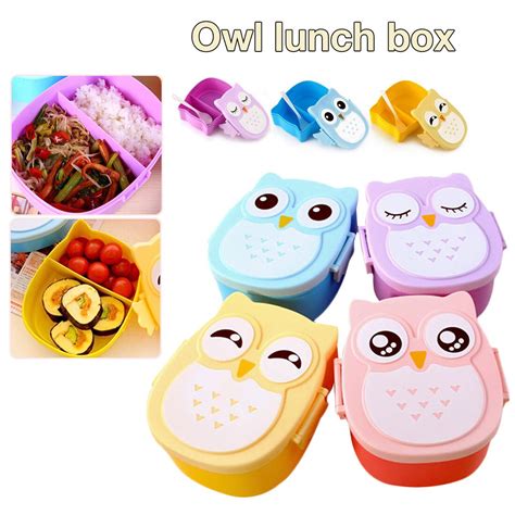 Buy Cute Owl Students Lunch Box Kids Student Bento Box