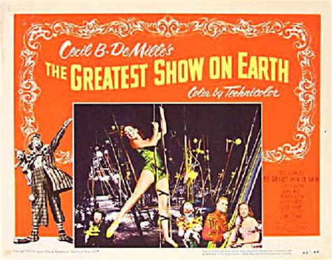 The Greatest Show On Earth 1952 Us Scene Card Posteritati Movie Poster Gallery
