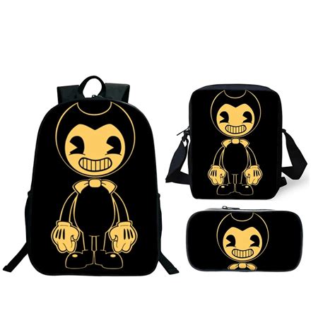 Clothing Shoes And Accessories Bendy And The Ink Machine Backpack School