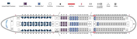 United Airlines Boeing 787 10 Dreamliner Seat Map