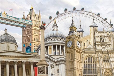 Monuments Célèbres De Londres Royaume Uni — Photo éditoriale