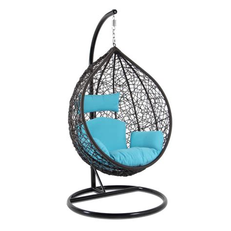 Are you looking for a little extra splash of color in your patio furniture? Shop for Garden Outdoor Rattan Patio Hanging Swing Chair ...
