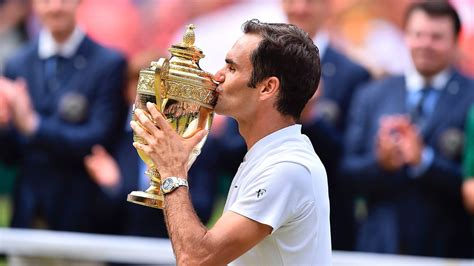 Federer Claims Historic Eighth Wimbledon Title Atp Tour Tennis