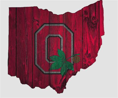 Ohio State Buckeyes Map Digital Art By Dan Sproul