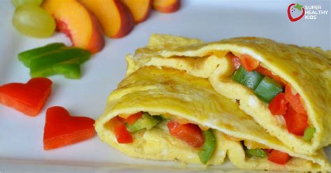 Add the filling—but don't overstuff the omelette—when the eggs begin to set. Perfect Veggie Omelette Recipe | Healthy Ideas for Kids