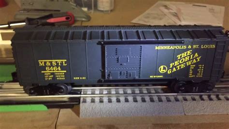 Lionel Archive 6464 Mandstl Boxcar Youtube