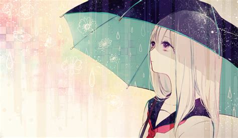 Anime Girl Under Umbrella Anime Pinterest Anime And Girls