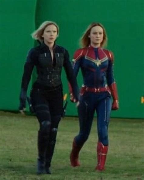 Captainmarvel And The Women Of Marvel Avengersendgame Brielarson