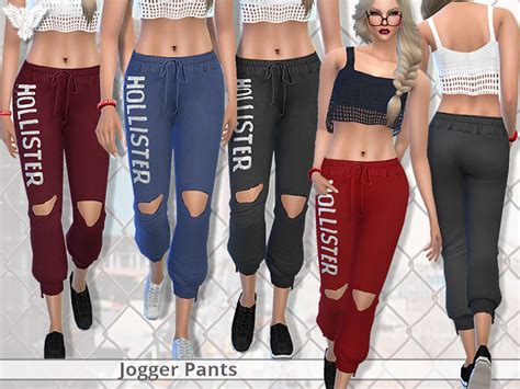 The Sims Resource Pzcrealistic Jogger Pants
