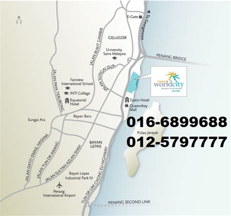 How to get to tropicana city mall? Tropicana Bay Residences condo @ Penang World City ...