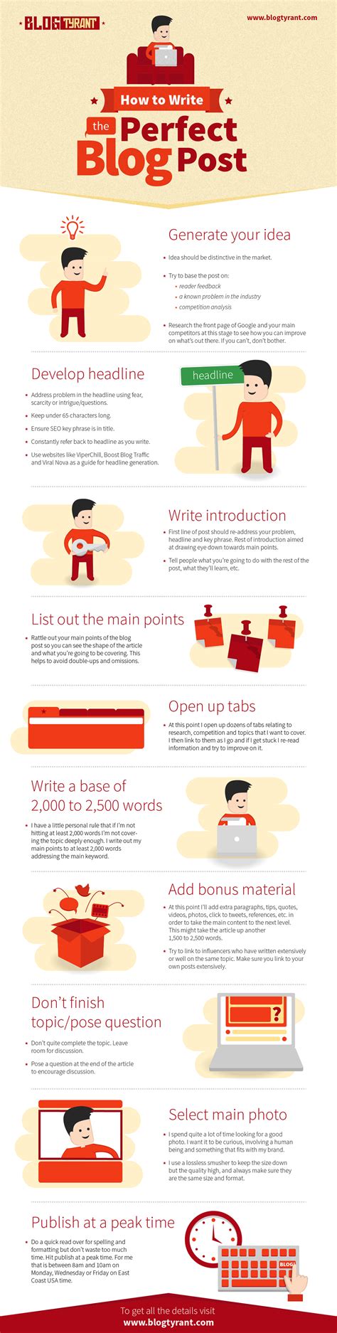 Awesome Tips For Writing Brilliant Blog Posts INFOGRAPHIC