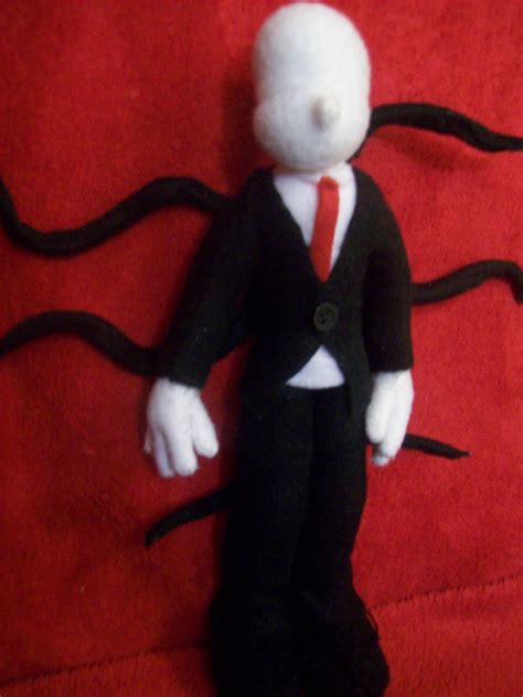 Slender Man Slendy Slenderman Plush By Pollyrockets On Deviantart