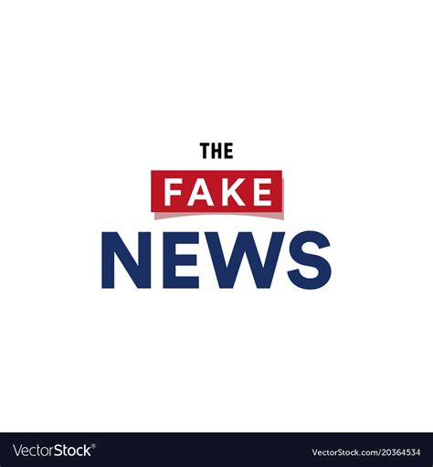Fake News Show False Breaking News Broadcast Vector Image