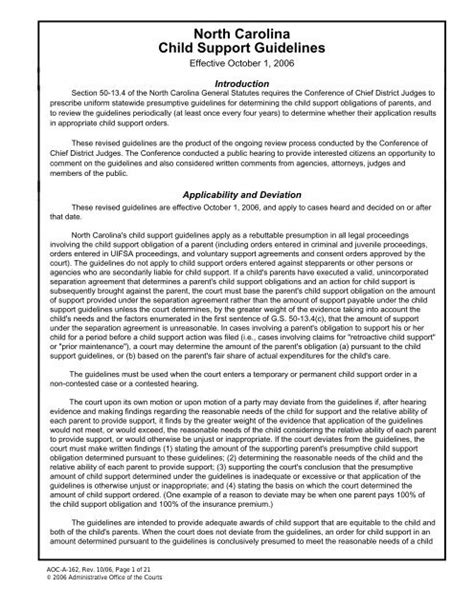 39 Child Support Nc Worksheet Worksheet Information