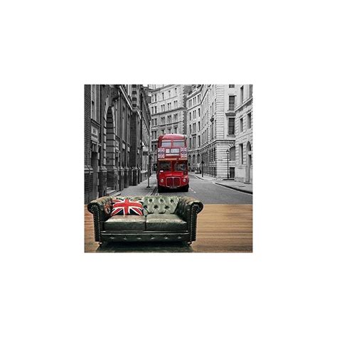 London City Red Bus Union Jack Mural Photo Giant Wall Poster Decor Art R217
