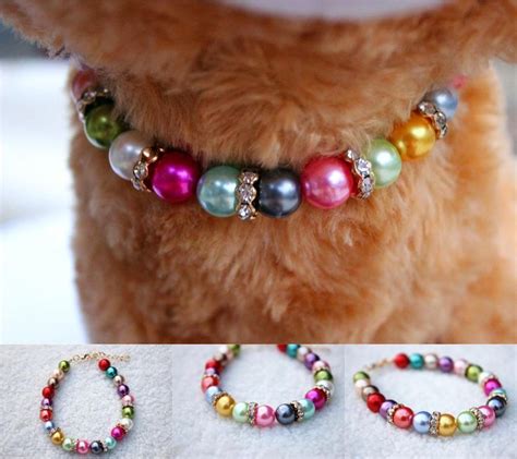 Visit To Buy 2016 Fashion 1pcs Colorful Bead Pet Necklace Small Dog