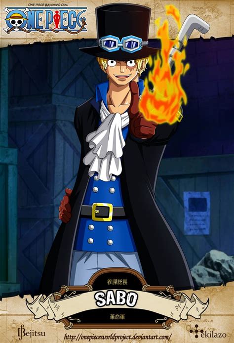One Piece Sabo By Onepieceworldproject On Deviantart Sabo One Piece