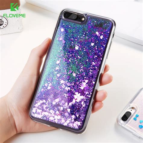 Scegli la consegna gratis per riparmiare di più. FLOVEME Glitter Quicksand Cover For iPhone 7 6 6S Plus ...