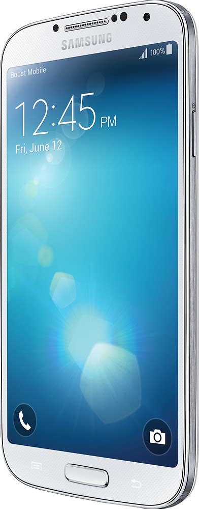 Best Buy Samsung Galaxy S 4 Cell Phone White SPH L720ZWASPR