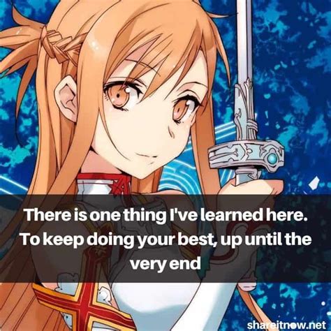 8 Best Asuna Yuuki Quotes From Sword Art Online Shareitnow