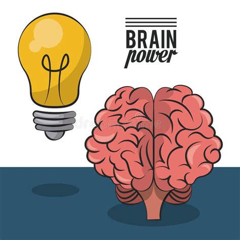 Brain Power Concept Stock Vector Illustration Of Human 120984411
