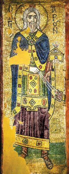 The High Priest Aaron C1030 Byzantine Mosaics