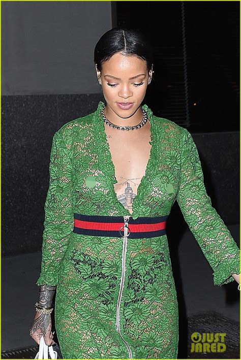 Rihanna Wears Sheer Dress With No Bra In Nyc Photo 3666880 Rihanna