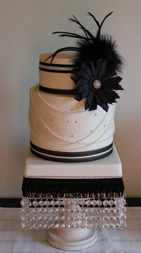Check out 10 alternatives to wedding cakes. Weddings | Gatsby cake, Great gatsby cake, Gatsby birthday ...
