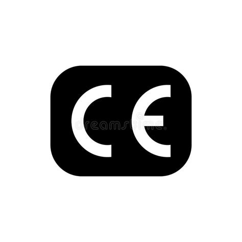 Ce Mark Symbol European Conformity Certification Mark Vector