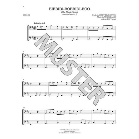 Hal Leonard Disney Songs For Two Cello Thomann United States