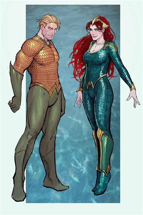 Aquaman And Mera By Stjepan Šejić Dc Comics Heroes Dc Comics