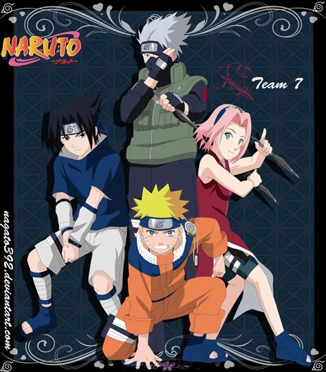 Team 7 By Nagato392 On Deviantart Naruto Teams Naruto Team 7 Anime