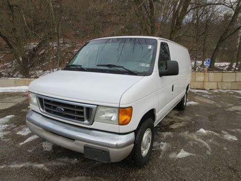 Buy Used 2003 Ford E150 Cargo Delivery Van Half Ton Inspected Very