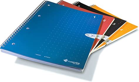 Livescribe Single Subject Lined Notebooks 1 4 A4 83 X 117 210mm