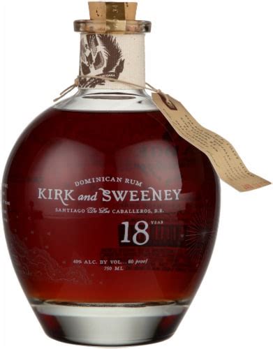 kirk and sweeney 18 year dominican rum 750 ml king soopers