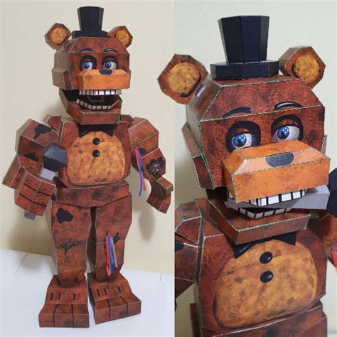 Fnaf Papercraft Withered Freddy Tektonten Papercraft
